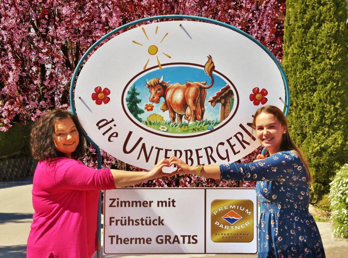 Bauernhofhotel "Die Unterbergerin" - Zimmer Mit Fruehstueck Und Ferienwohnungen In Gastein Mit Gratis Thermeneintritt 多弗加斯坦 外观 照片